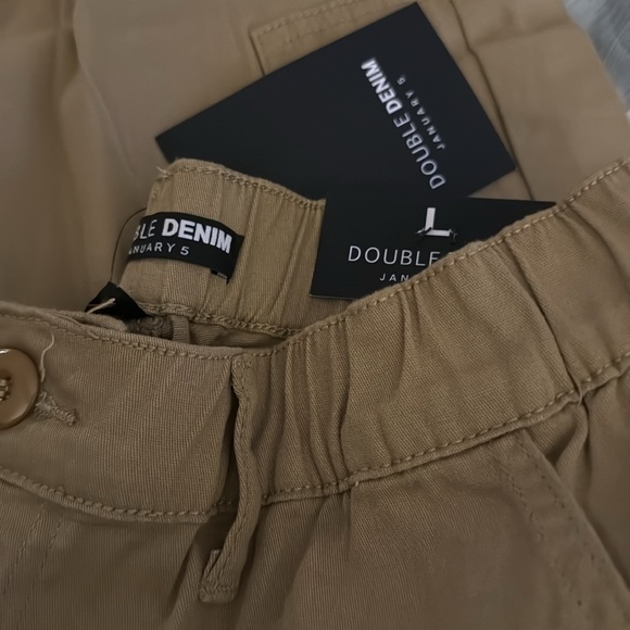 Women's High Waist Cargo Jogger Hiking Pants Casual Elastic Waistband Tapered - Picture 3 of 4